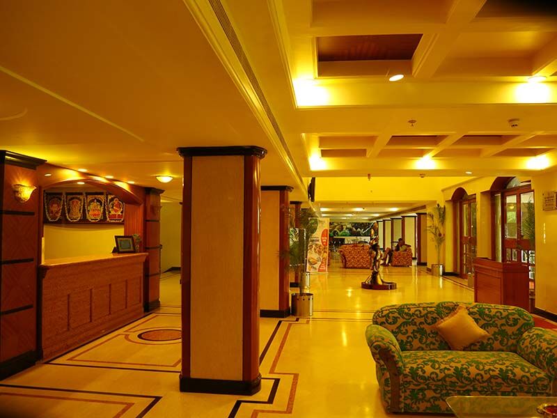 Fortune Select Grand Ridge, Tirupati - Member Itc Hotels' Group Zewnętrze zdjęcie The lobby of the hotel